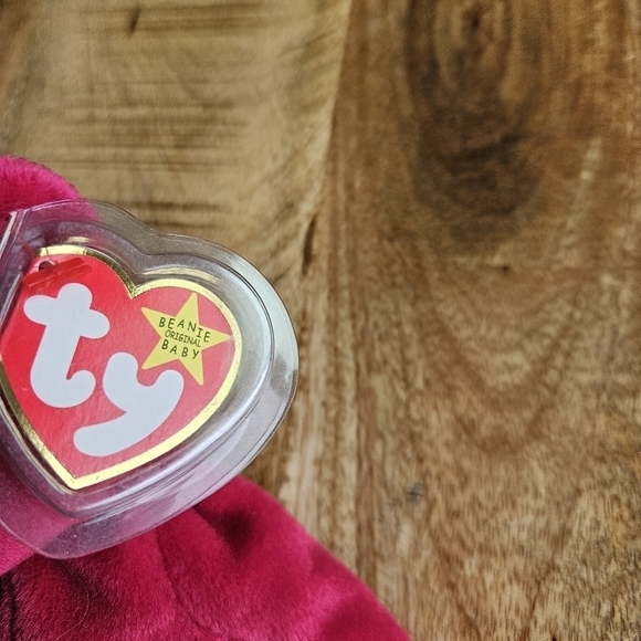 Ty Beanie Baby Valentina The Bear  Feb 14 1998 Rare Retired With Errors - Picture 3 of 6